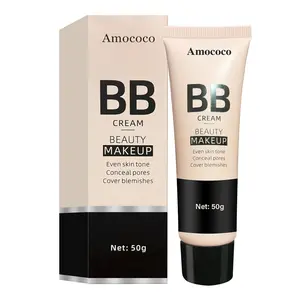 5pcs/30ml Ultimate Coverage Waterproof BB Cream - Long-Lasting, Oil-Control, Pore-Hiding Foundation Makeup for Flawless, Even-Toned Skin with Natural, Ivory, and Tan Shades Cosmetic Multicolor
