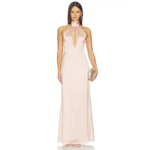 SRG Imogen Silk Dress in Dusty Rose