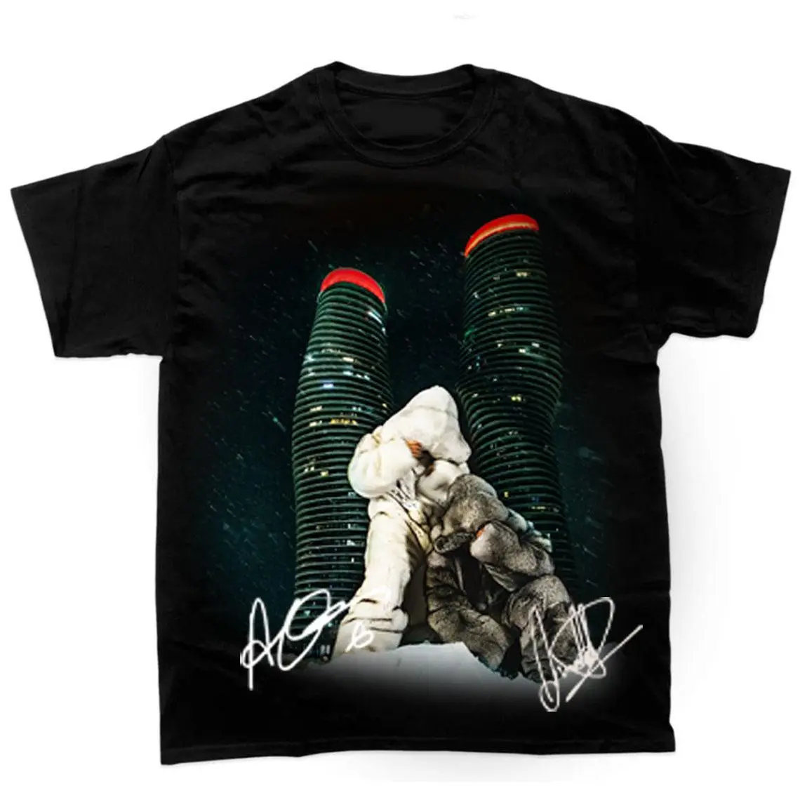 DRAKEE x Partynextdoor New Graphic T-shirt SSS4U New Album Graphic Tees Fabric Cotton Streetwear