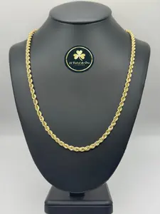 Cadena Rope 10K Size 24" 5.0mm