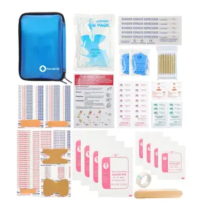 131 Pcs First Aid Kit Medical Emergency Trauma Tactical Outdoor Sport School Office Home Travel Car Camping Survival Safety Portable All Purpose Pack