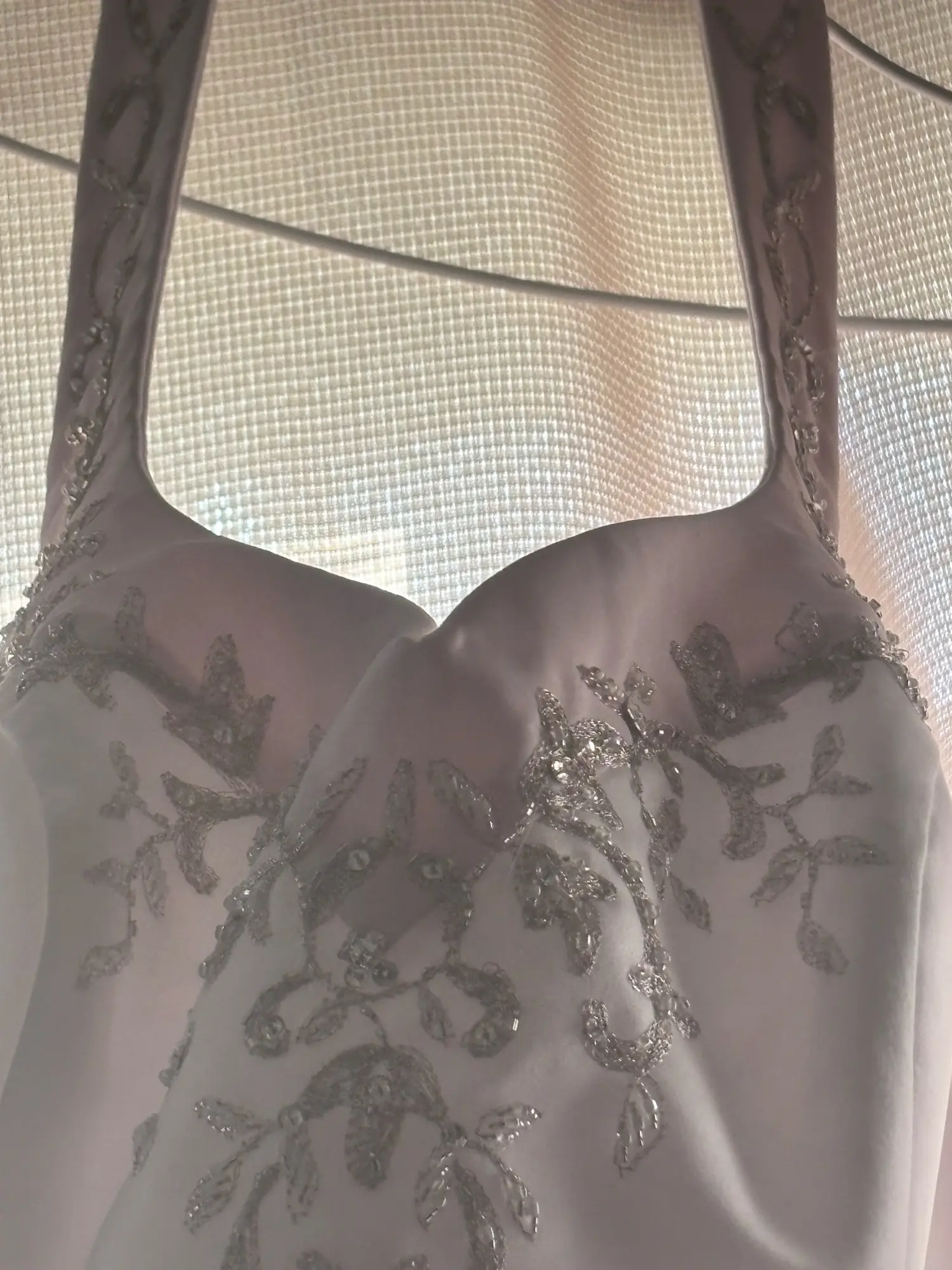 Wedding Dress with Embellished Design and Unknown Additional Features