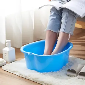 Foot Soaking Bath Basin, Large Plastic Foot Basin Bath Spa Tub Feet Massage for Soaking Foot,Toe Nails, and Ankles,Pedicure,Improved Sturdy Portable Feet Tub