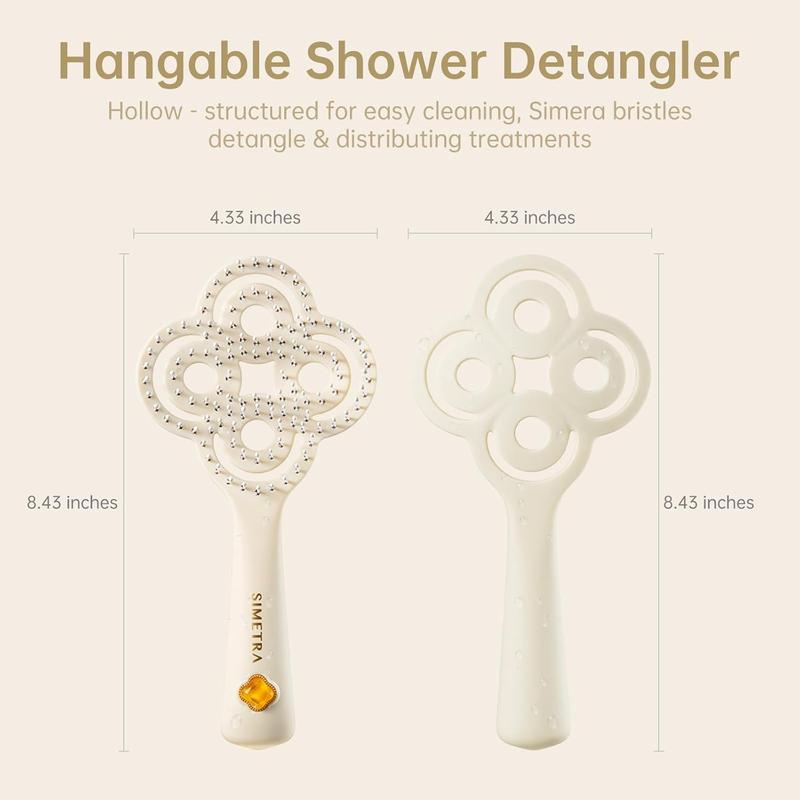 Simetra LuckyComb & Premium boar bristles specially designed effortlessly styling with a 10° angle that hugs the scalp. Made from HIPS high-impact polycarbonate material with natural crystal accents. Valentine's Day gifts