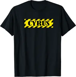 Best Gift for Men Named Cyrus Boy Name T-Shirt - Kevincifuen Shop HIFB08G19QNH6