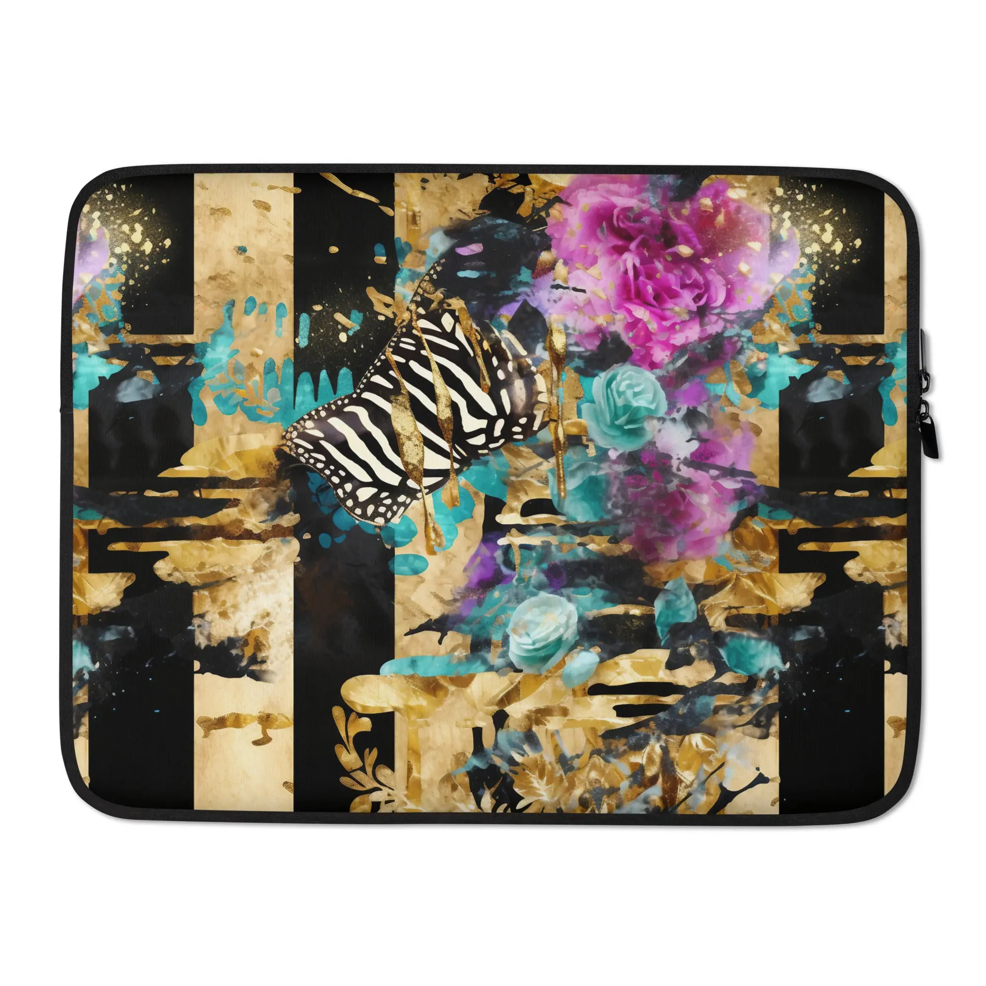 Laptop Sleeve Butterfly Floral