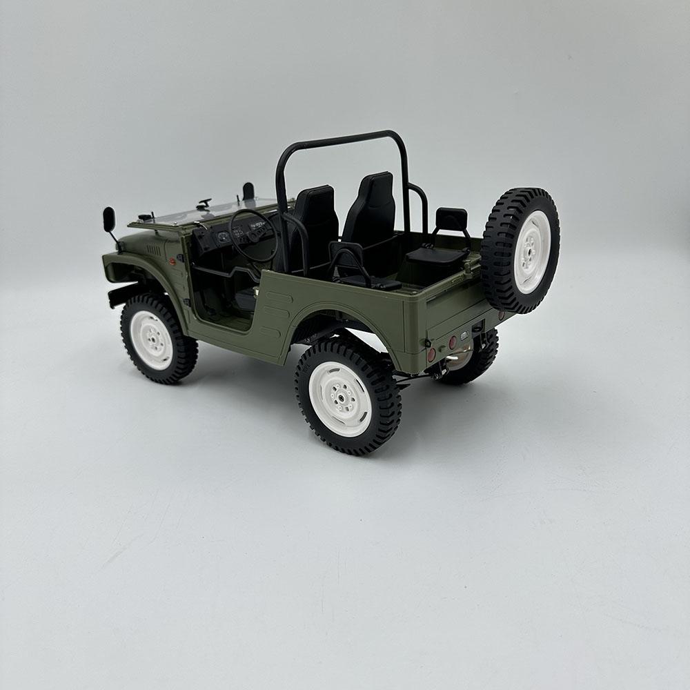 1:10 Scale 4WD Off-Road RC Crawler, Full-Proportional Remote Control All-Terrain RC Truck, RTR & Modifiable RC Toy for Boys & Girls Kids