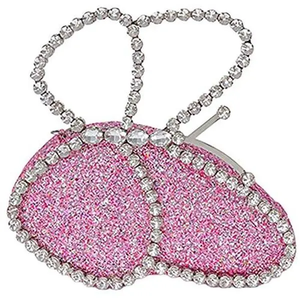 Svtose Butterfly Shaped Evening Bag, Unique Shape Clutch (Pink)