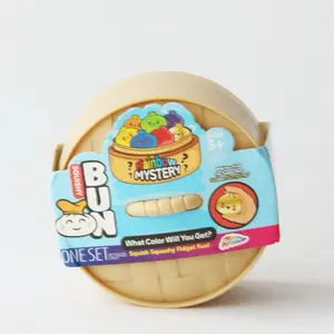Rainbow Squishy Dumpling - One Set of Squishy Fidget Fun - What Color Will You Get? - Perfect for Kids Ages 3+