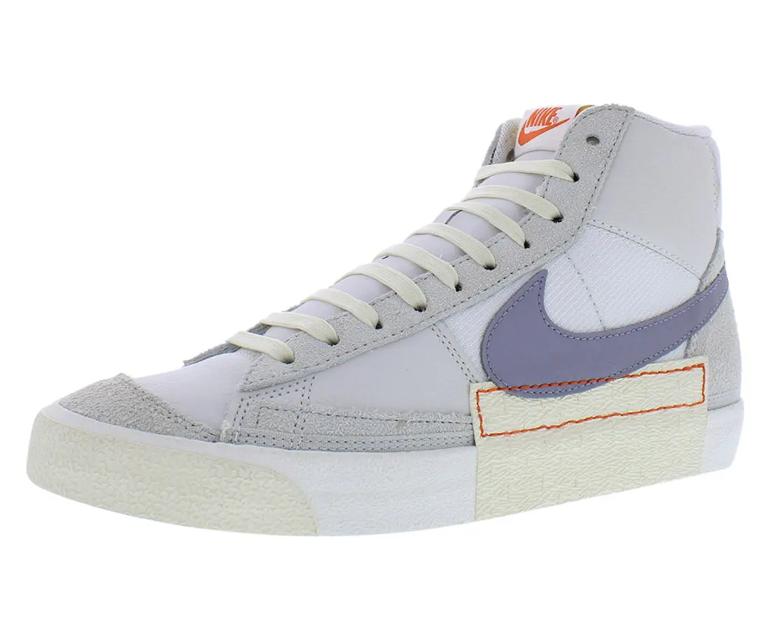 NIKE Blazer Mid Pro Club Men's Sneaker, Mid-Top Athletic Trainer Footwear with a Mixed-Material Design, Sports Shoes, Casual, Walking Shoes