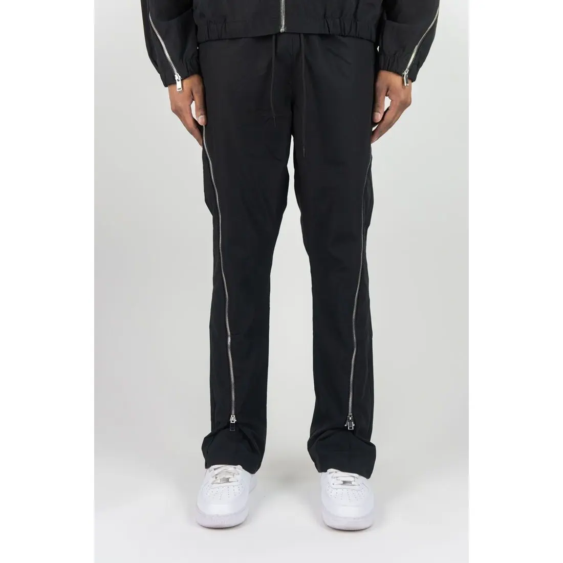 Rebel Minds zipper windbreaker pants