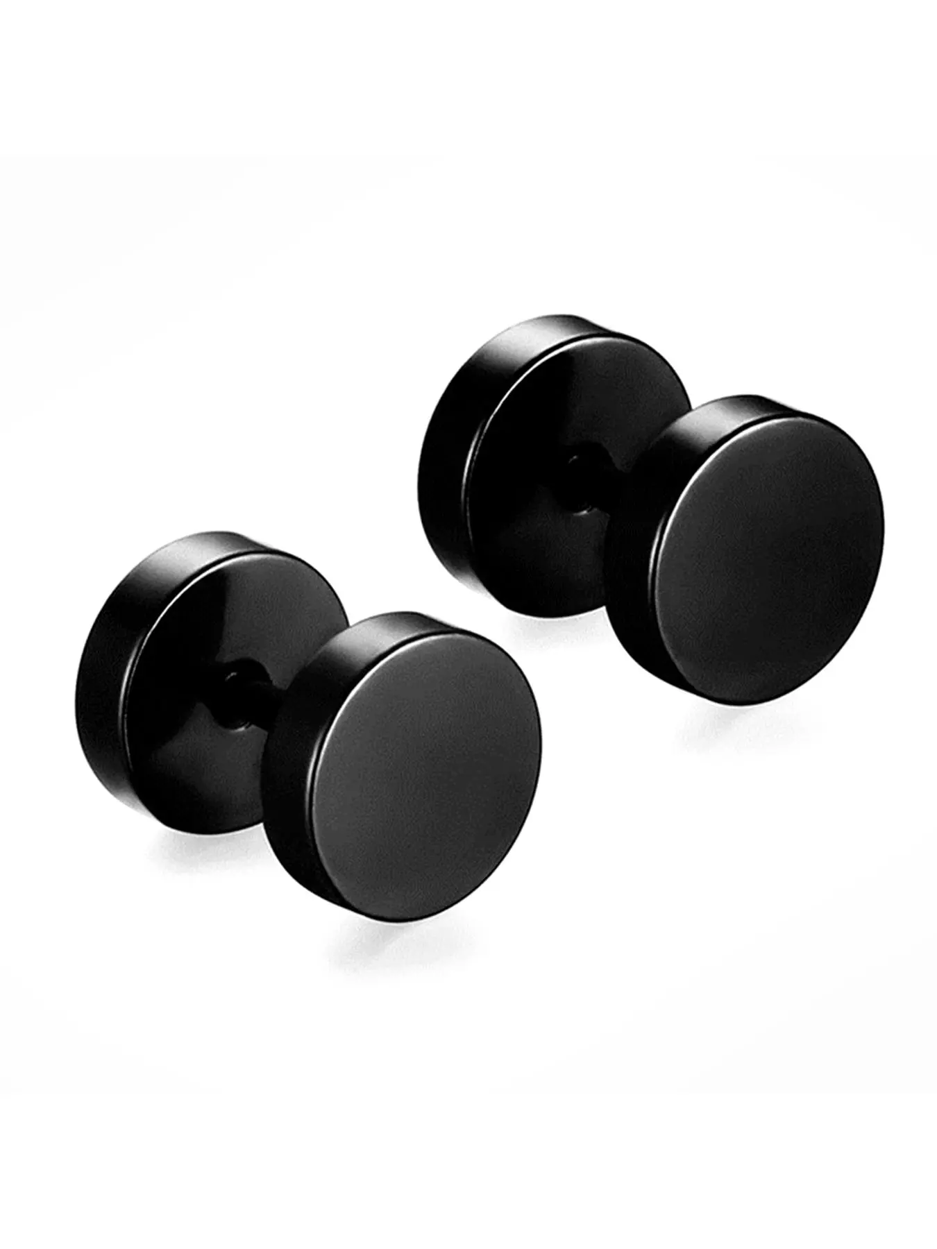 Round Shaped Stud Earrings, Stainless Steel Simple Jewelry for Party, Daily Clothing Decor for Women & Men, Trendy All-match & Exquisite Jewelry for Birthday Gift, Ear Studs, Fashionable Earrings