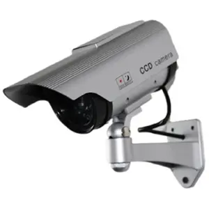 SPT Security Systems  Dummy Camera with Solar Powered LED Light, Silver