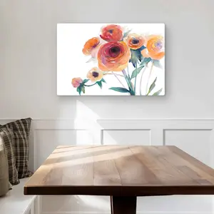 212 MAIN Vibrant Floral Aluminium Metal Print Wall Art, 20x30 in. Watercolor Colored Art Prints, Floral Artwork, Bedroom Decor, Home Decoration Gift, Floral Artwork Prints
