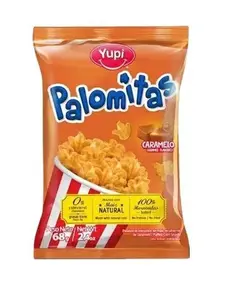 Yupi Palomitas Caramelo - 68g of Natural Maize Snack - 0% Added Sugar - 100% Whole Grain Baked - 2.4oz