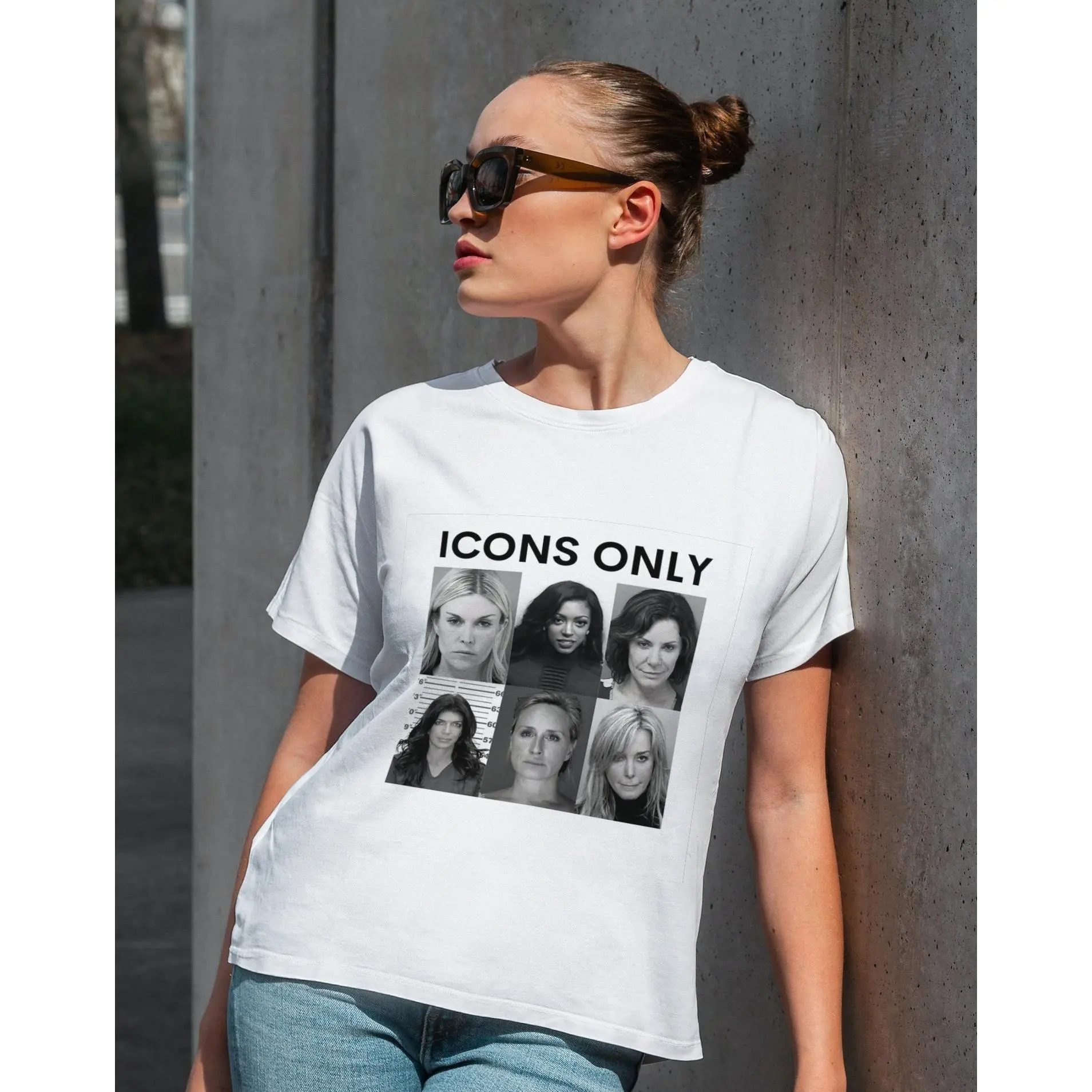 Real Housewives Mugshot Graphic T-shirt