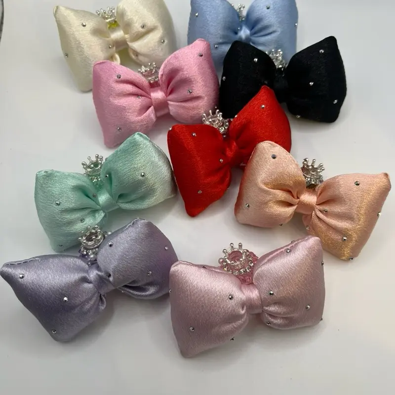 Puffy Fancy Bow for Pens - Sold Individual by Color - Decorative Accessory