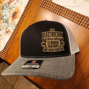 I'm An Electrician 001 - Richardson 112 Trucker Hat - 3 tone