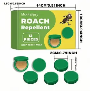 Roach Repellent, Domestic Dormitory Kitchen Powerful Cleaning Cockroach Exterminator Cockroach Gel Bait Pest Control Kit Rodent Repellent Pouches for Indoor & Outdoor