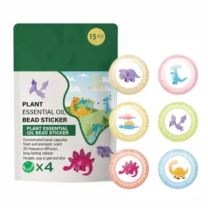 ICESEE Viral Citronella Scent Bead Stickers – Squeeze-to-Activate Fresh Scent Patches, 84H Long-Lasting, Cute Outdoor Stickers for Kids & Family Summer Days