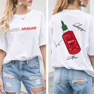 Ship Within 24 Hours Kpop Inspired  Double Side Print Graphic T-Shirt, Oversized Music Producer Style Tee, Korean Idol Fan Apparel, Casual Unisex Streetwear Top For Fans Gift