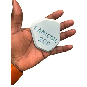 Comically Oversized 3D-Printed Lamictal Pill - Funny Medical Novelty Gift