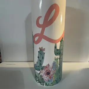 Cactus Tumbler With Custom Name