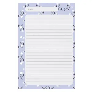 FranklinPlanner Folklore Blooms Planner Love Lined Notepad