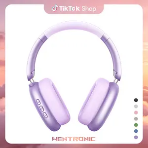 WENTRONIC Y01 Over-Ear Wireless Noise Cancellation Headphones - Bluetooth, 48H Playtime, Hybrid Noise Cancelling, Hi-Res Audio, Portable, Adjustable Foldable Design, Soft Earpads, Built-in Mic, Memory, Compatible with iOS/Android/PC,father'sdaygifts summe