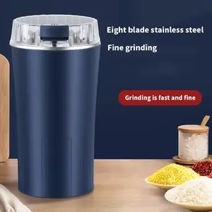 300W Electric Coffee Grinder Ultra-fine Powder Fast Grinding for Beans Spices Nuts Compact Portable Multi-function Food Processor and Mixer