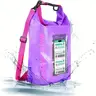 1.32 Gallon (5L) High-Quality Dry Bags Waterproof with Roll-Top Design, Phone Pocket, Adjustable Straps for Outdoor Kayaking, Surfing, Camping, and Fishing