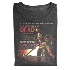 Vintage The Walking Dead Clementine T- Shirt, Survival Horror Shirt, Walking Dead Shirt, Gift for Men, Gift for Women, Crew Neck T-shirt, Trending T-shirt