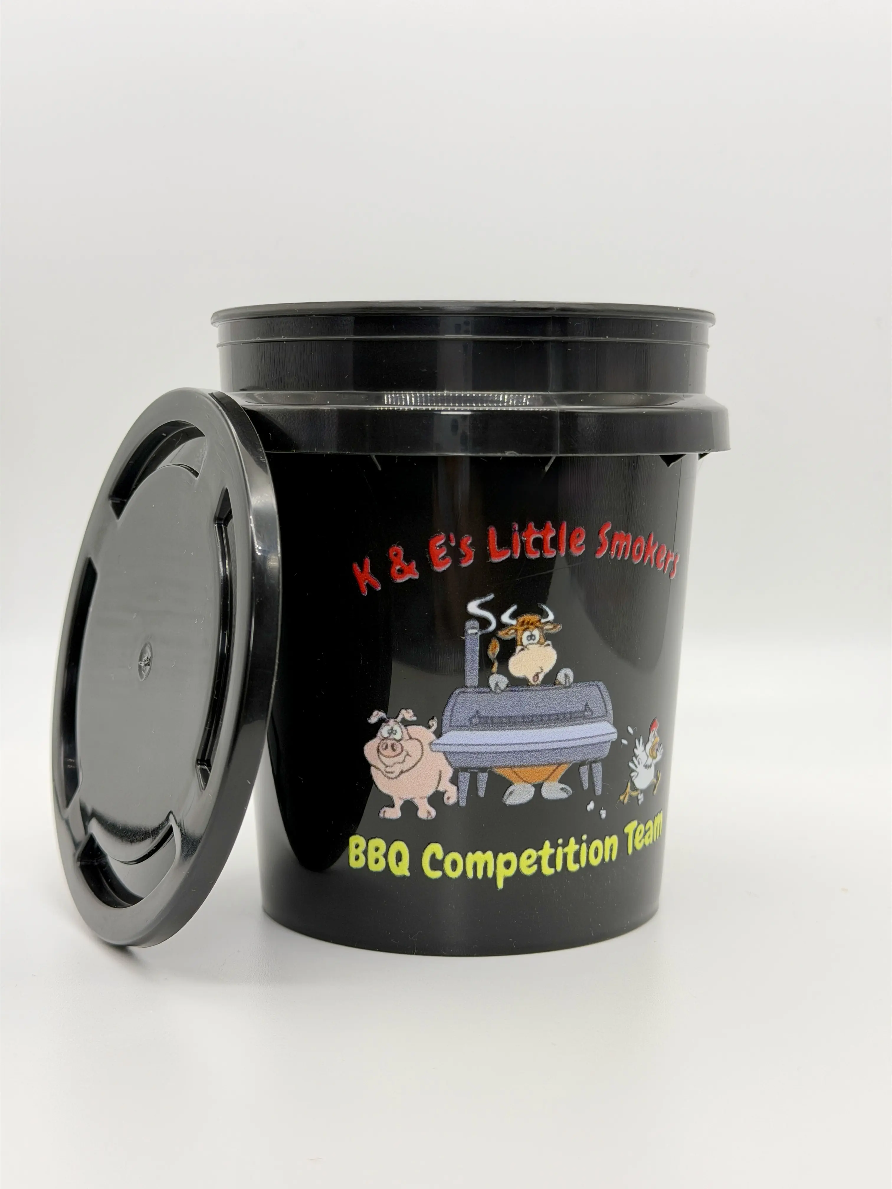 K & E Little Smokers BBQ Team Mini Buckets