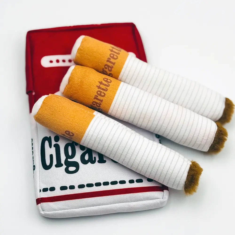 3 Giggle Puff Stick Toys with a Box,Christmas gift,4-in-1 Interactive Plush Dog Toys for Hide-and-Seek,Toybox Canine for Small to Medium Dogs