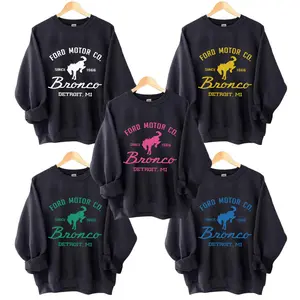 Retro 1966 Ford Bronco Co Sweatshirt Vintage Retro Racing Graphic Crewneck, Gift For Men Women, Lover Truck, Bronco Full Color
