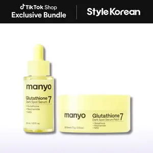 [manyo] Glutathione 7 Patch and Serum Duo - Glutathione 7 Dark Spot Serum 30ml, Glutathione 7 Serum Patch 30 pcs