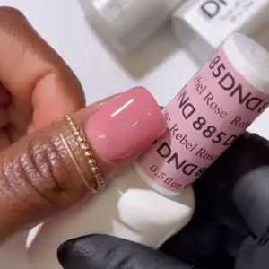 DND 885 Rebel Rose Gel and Lacquer Duo nail care nail art sheer color