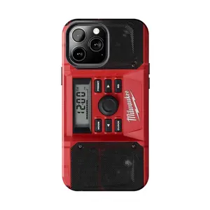Heavy Duty Power Tool Inspired Red Case Compatible with iPhone 7, 8, X, 11, 12, 13, 14, 15, 16 17 & Samsung Galaxy S21, S22, S23 & S24 S25 seriesPhone Case Compatible iPhone 7, 8, X, 11, 12, 13, 14, 15, 16 17&Samsung Galaxy S21, S22, S23 & S24 S25 series