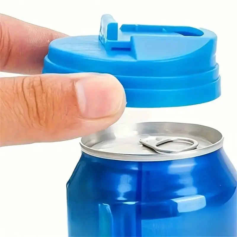 2PCS Leakproof Reusable Plastic Can Covers with Scratch Resistant Feature, Drinkware Lid, Drink Protectors, Beverage Protector