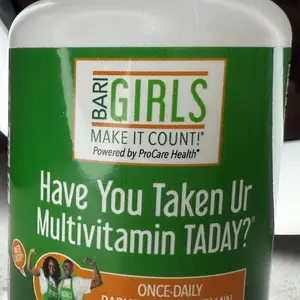 BariGirls Make It Count Bariatric Multivitamin Once-Daily with 45mg Iron US Series Daily Multivitamin TADAY for Bariatric Needs