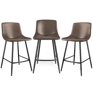 Rfiver 600 lbs Counter Height Bar Stools Set of 3