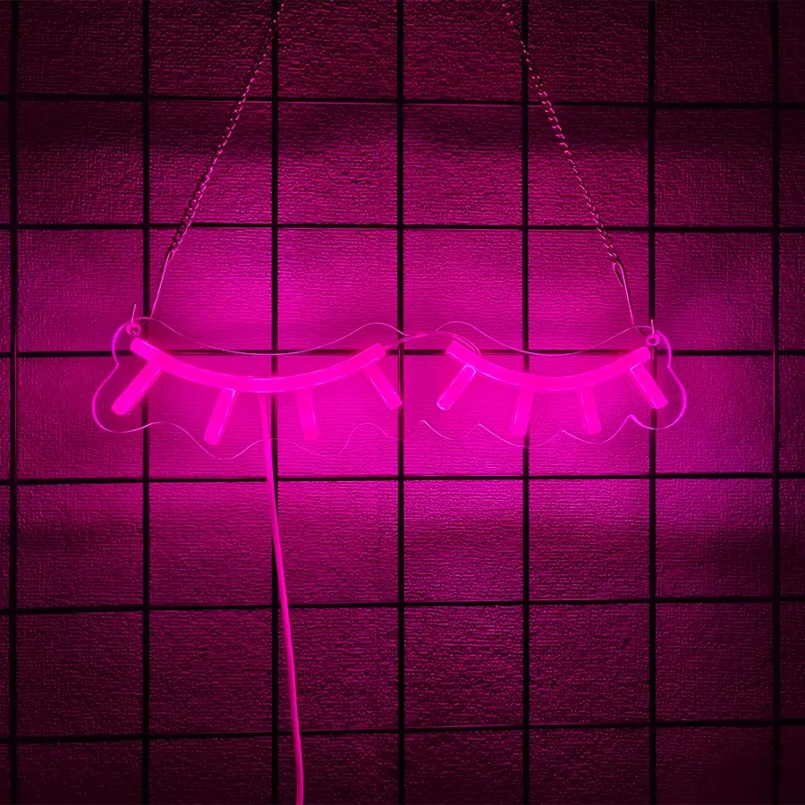 Neon Sign for Wall Decor Light Up Letters Business  Sign Gifts  Decorative Night Signs Room Decorations Supplies Photography Prop for Lash Beauty Salons