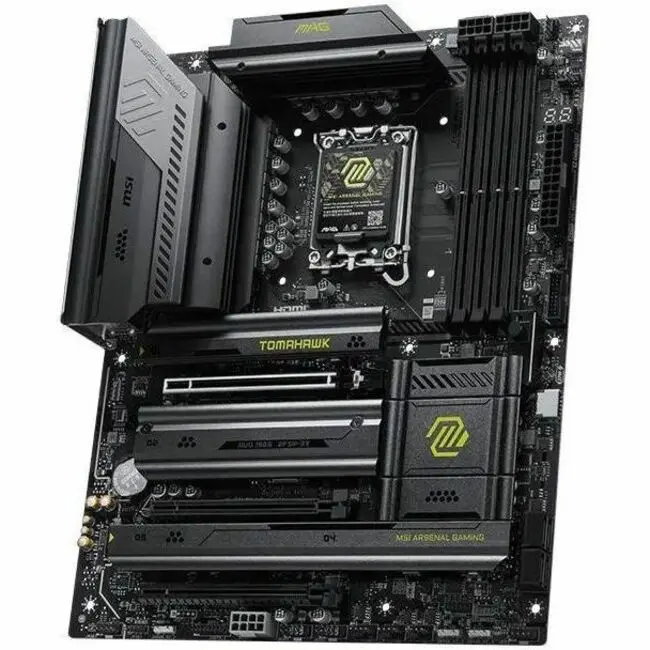 MSI MAG MAG Z890 TOMAHAWK WIFI II Gaming Desktop Motherboard Intel Z890 Chipset Socket LGA-1851 ATX Core Ultra Processor Supported 256 GB DDR5 SDRAM Maximum RAM DIMM UDIMM 4 x Memory Slots Gigabit Ethernet IEEE 802.11 a/b/g/n/ac/ax/be - Z890TOMAHAWKWIFIII