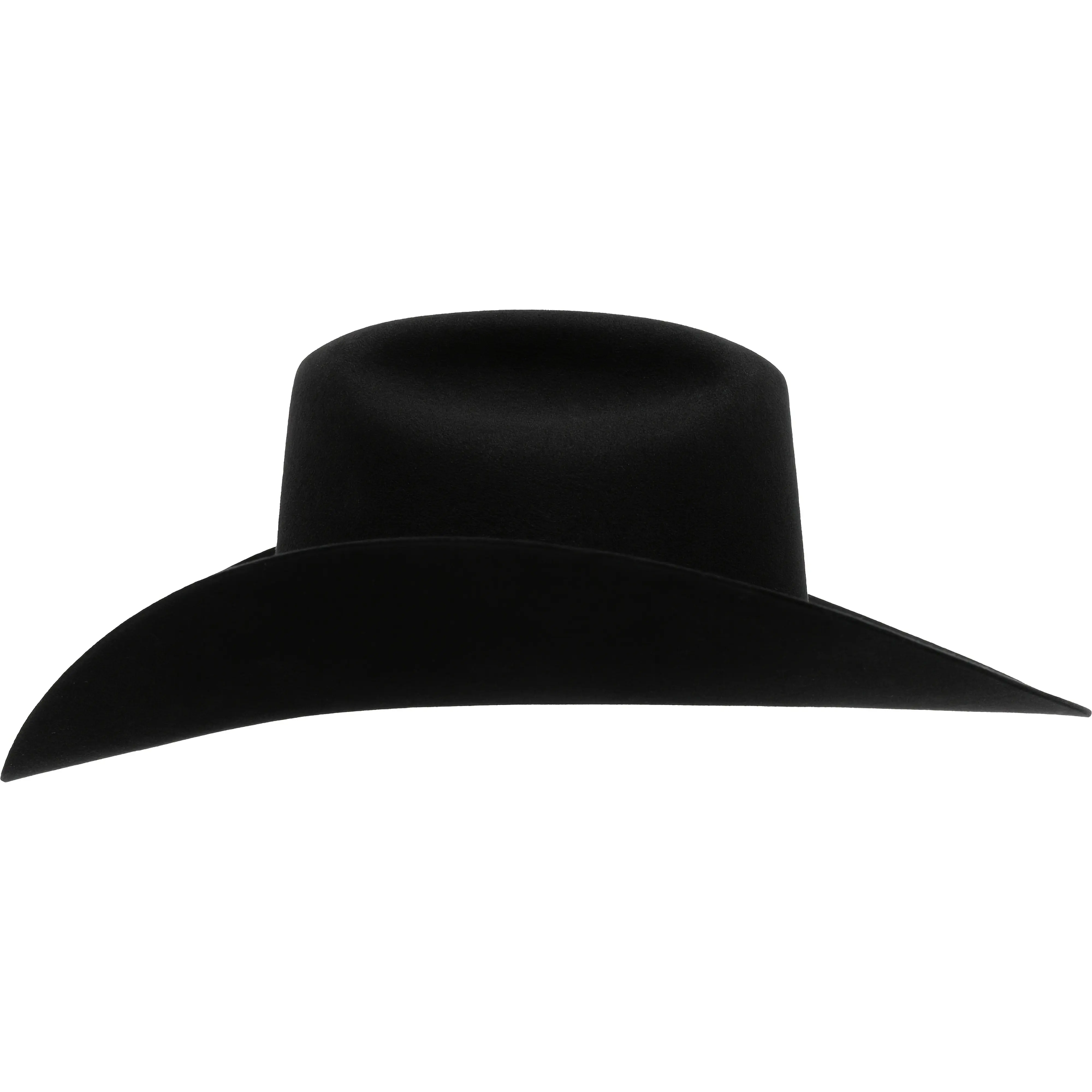 1923 Series Black Felt Cowboy Hat, Classic Western Style, Unisex, Durable Wide-brimmed Rancher Hat, Suitable Cowboy Competitions, Country Outfits, and Casual Attire