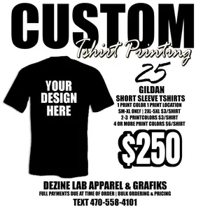 YOUR DESIGN HERE! Custom Tshirt Package