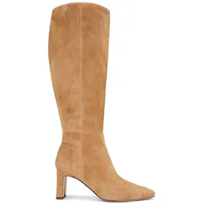 Sam Edelman Sylvia Wide Calf Boot in Cyprus Tan