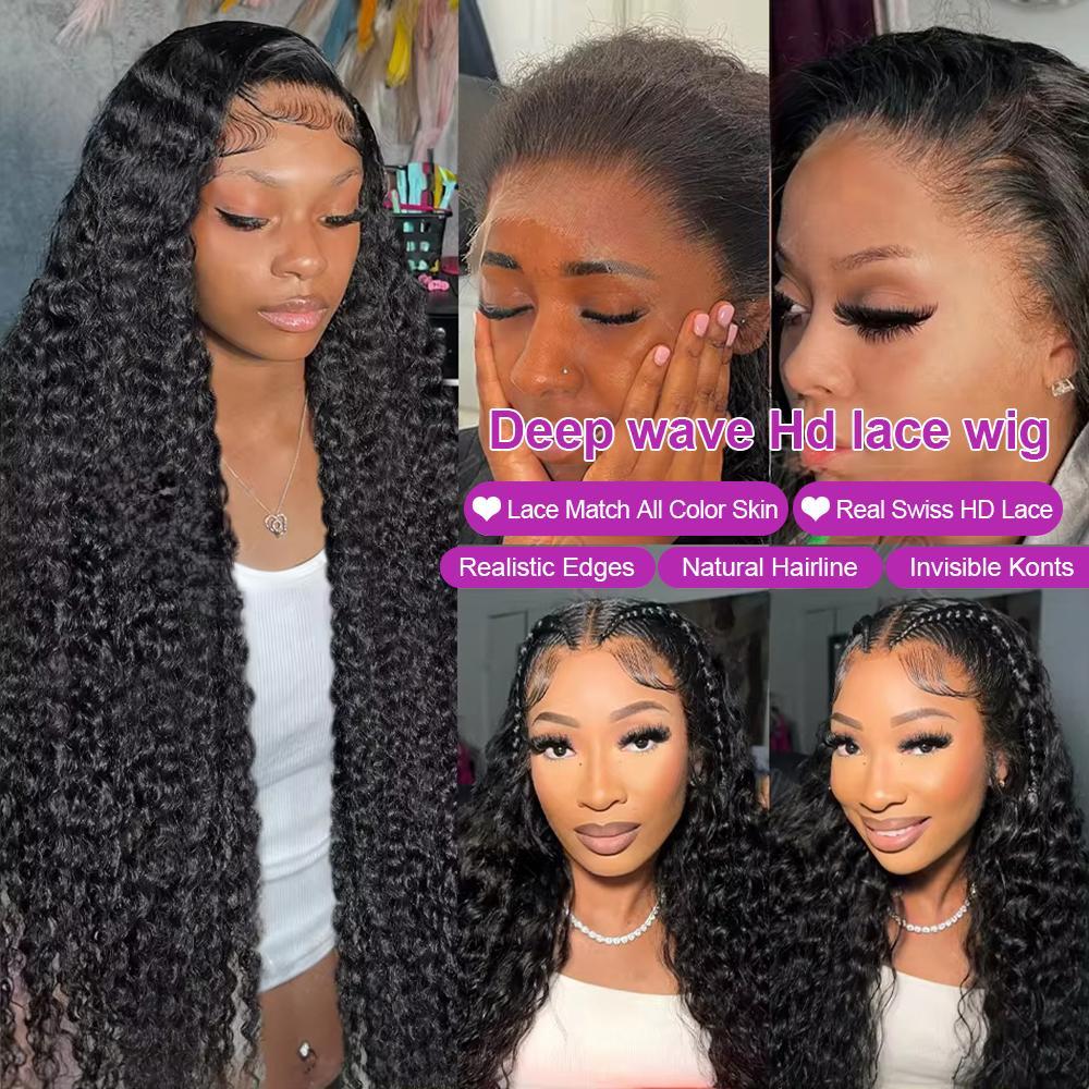 SheReigns Hair Glueless Wig Human Hair Deep Wave 5x5 Pre Cut Lace Wig Human Hair Ready To Wear Lace Closure Wigs for Women 13x4 Transparent Lace Front Wig #TikTokShopFallDealsForYou #TikTokShopHolidayHaul SheReigns Hair Glueless Wig Human Hair Deep Wave 5x5 Pre Cut Lace Wig Human Hair Ready To Wear Lace Closure Wigs for Women 13x4 Transparent Lace Front Wig #TikTokShopFallDealsForYou #TikTokShopHolidayHaul