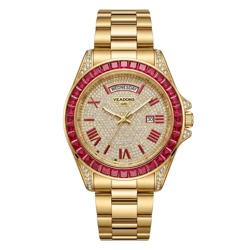 Luxurious fashion men's watch 5169-red