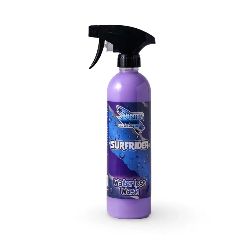 SURFRIDER Waterless Car Wash Spray – SiO₂ Ceramic Infused – Cleans, Shines & Protects – No Hose Needed – Safe on All Surfaces – Streak-Free Finish