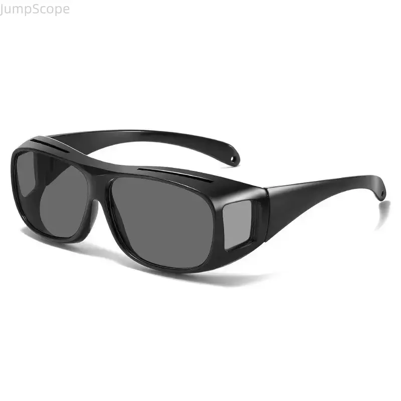 Unisex Fit-Over Sunglasses for Night Driving, Polarized Wrap-Around Anti-Glare Eyewear with UV Protection for Men & Women, Includes Hard Case, Sunglasses For Women, Men's Sunglasses